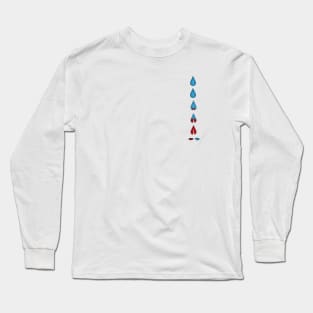 a broken drop Long Sleeve T-Shirt